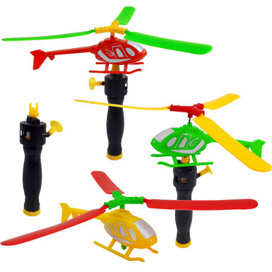 Flying Bamboo and Dragonfly Cable Helicopter