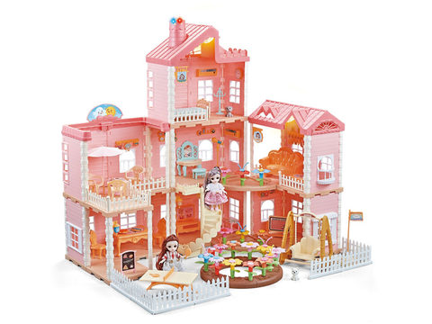 Children's doll house, little princess, castle, girl, villa, birthday present over the age of 3, 6.