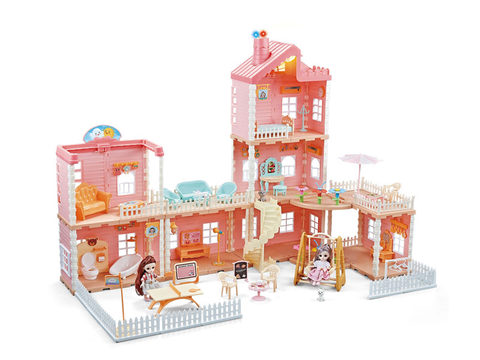 Doll house, toy girl, princess castle, luxury villa, house, girl's 2023 new birthday present.