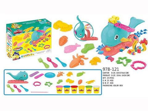 Dolphin colorful clay toys