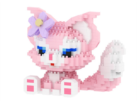 Doll building block toys micro-particle building block educational toys