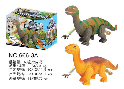 Electric dinosaur toys (simulated calls, colorful lights, projections, raw eggs)