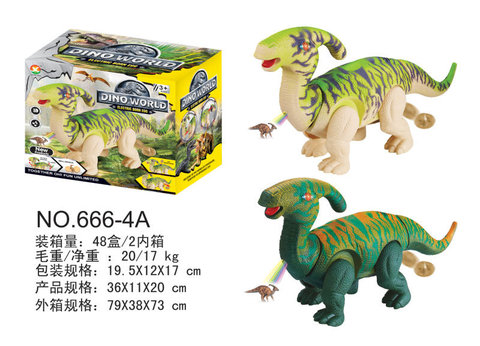 Electric dinosaur toys (simulated calls, colorful lights, projections, raw eggs)