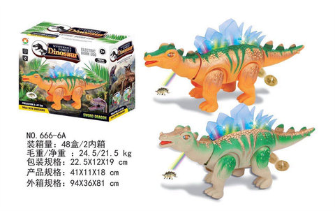 Electric dinosaur toys (simulated calls, colorful lights, projections, raw eggs)