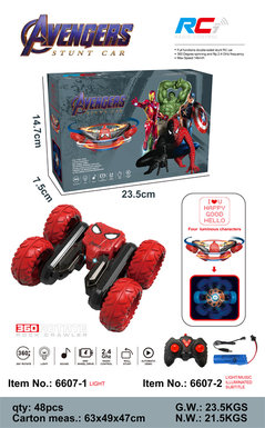 Spider-Man Butterfly Blossom subtitles Lighting Music remote Control stunt car remote Control car Toy