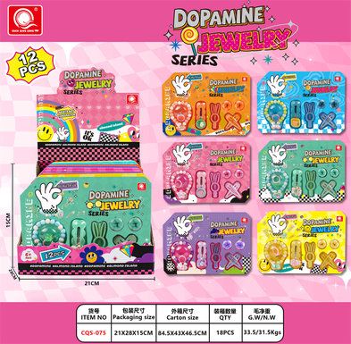 Humber dopamine free jewelry set has passed through every family toy