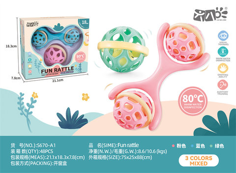 Baby teether rattles rattles toys Baby toys