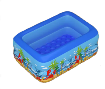 120cm double ring bubble bottom beach swimming pool