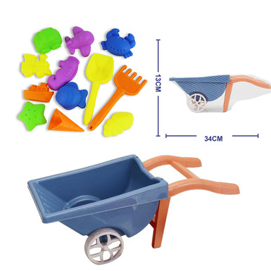 12-piece beach trolley tool set (wheat straw)