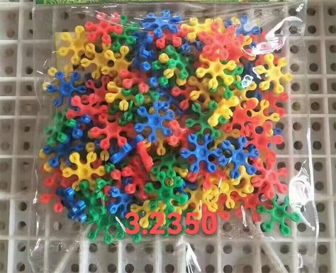 Snowflake building block mold Ahua old mold second-hand mold sample
