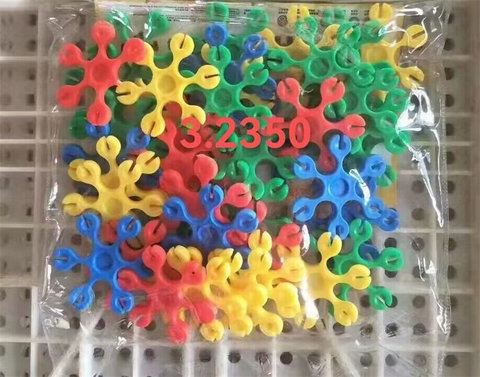 Snowflake building block mold Ahua old mold second-hand mold sample