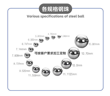 Various specifications steel ball toy accessories hardware accessories processing factory