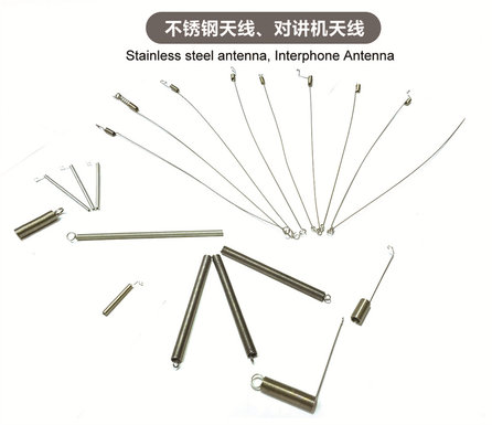Stainless steel antenna, walkie-talkie antenna toy accessories hardware accessories processing factory