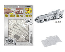蝙蝠车3D纳米模型拼装玩具 益智玩具