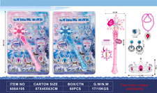 雪花棒饰品套装 闪光棒玩具 过家家玩具 闪光玩具