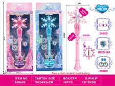 雪花棒饰品套装 闪光棒玩具 过家家玩具 闪光玩具