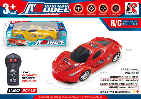 1:20 two remote control Ferrari racing toys remote control car toys (excluding electricity)