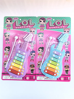 Surprise doll guitar 7-note player percussion toy puzzle early education music toy