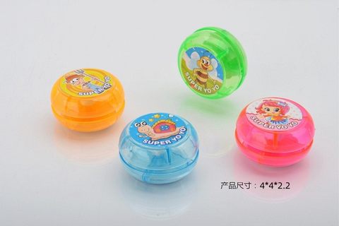 Free toys transparent cartoons yo-yo toys YOYO ball toys