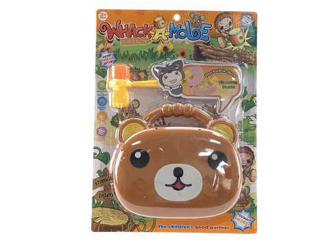 Electric music portable bear whacking a mouse electric toy