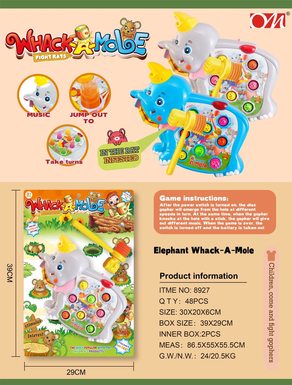 Dumbo whacking a mouse electric toy