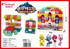 52块积木 正版授权 迷你特工队积木玩具
