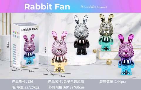 Hot new product ~ Rabbit plating fan