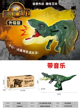 Internet celebrities bite dinosaurs rocking fun # popular style