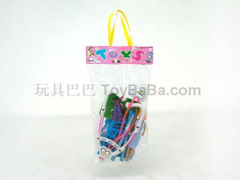 With crib, earpiece, accessories, bagged medical equipment